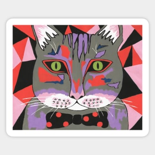 Cats And Kittens, Painting Sticker